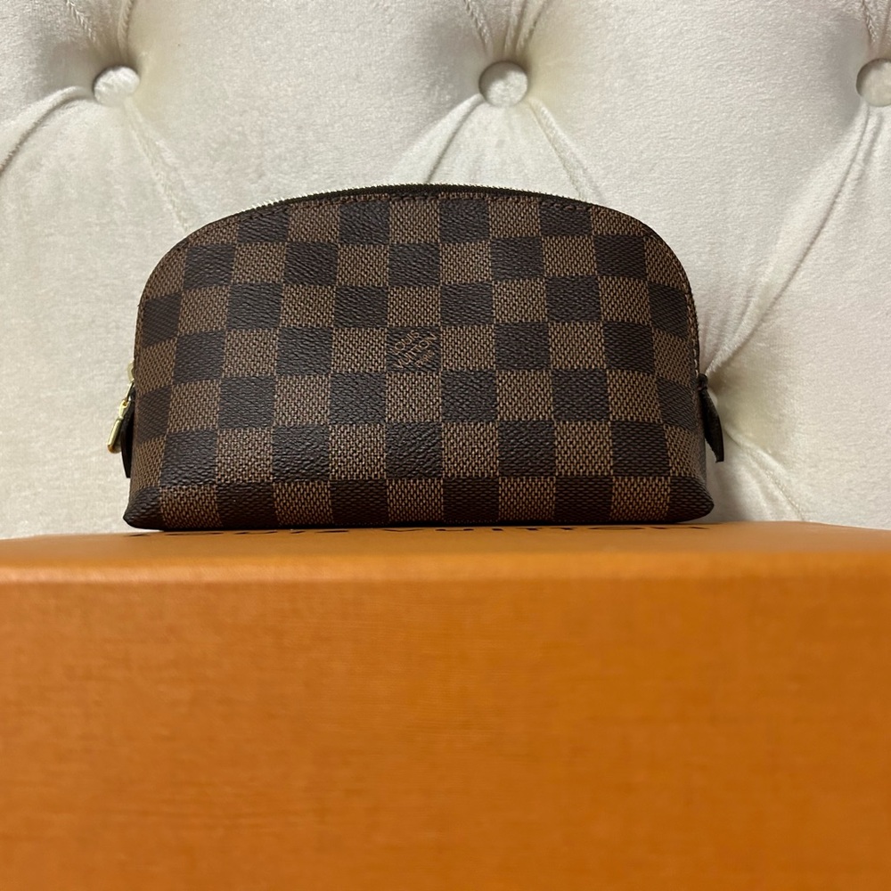 Louis Vuitton Brown Checkered Pouch